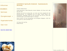 Tablet Screenshot of lichtseele.com